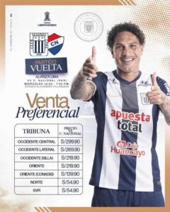 Alianza Lima VS Nacional De Paraguay 2025 Tu Entrada